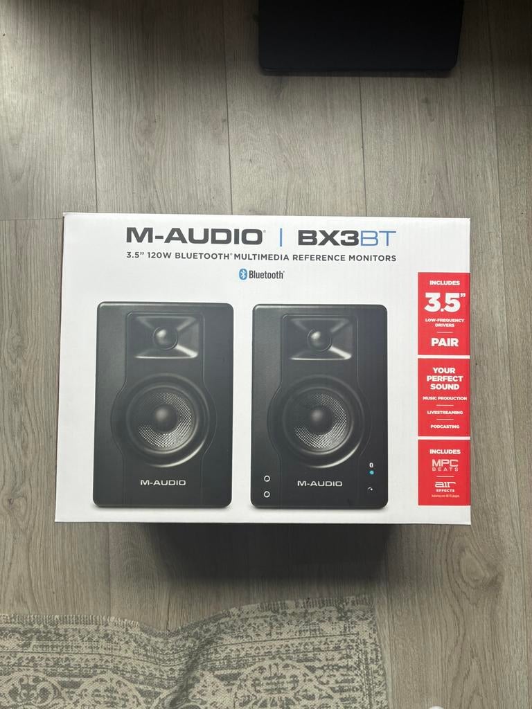 M-Audio BX3BT Bluetooth Studio Monitors – nieuw, Overige merken, Overige typen, Nieuw, Ophalen of Verzenden