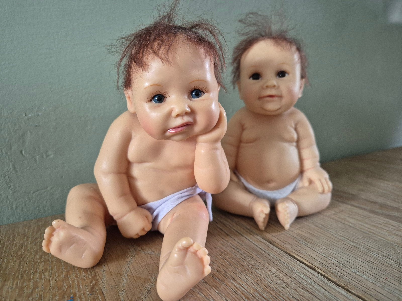 Ashton-Drake Galleries Babypoppen - Sherry Rawn, Ophalen of Verzenden, Gebruikt, Babypop, Levensecht of Reborn