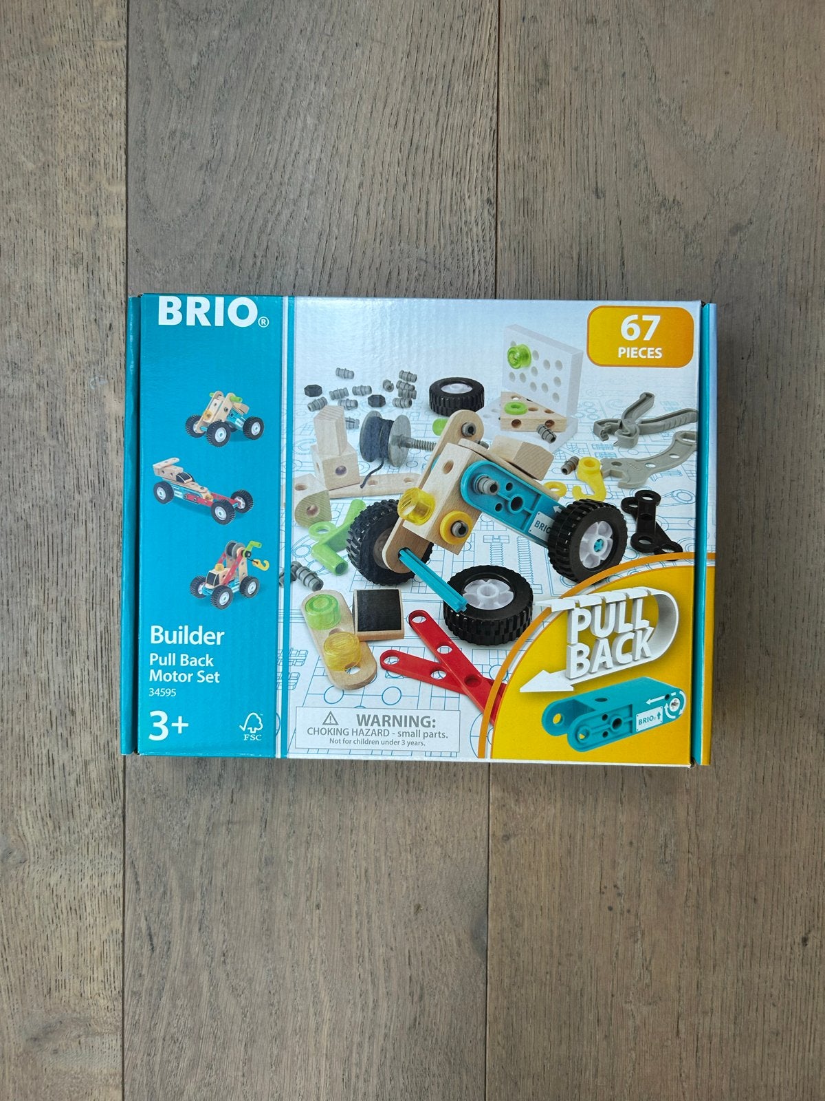 Complete Brio Builder Pull Back Motor Set, Ophalen of Verzenden, Zo goed als nieuw, Overige merken