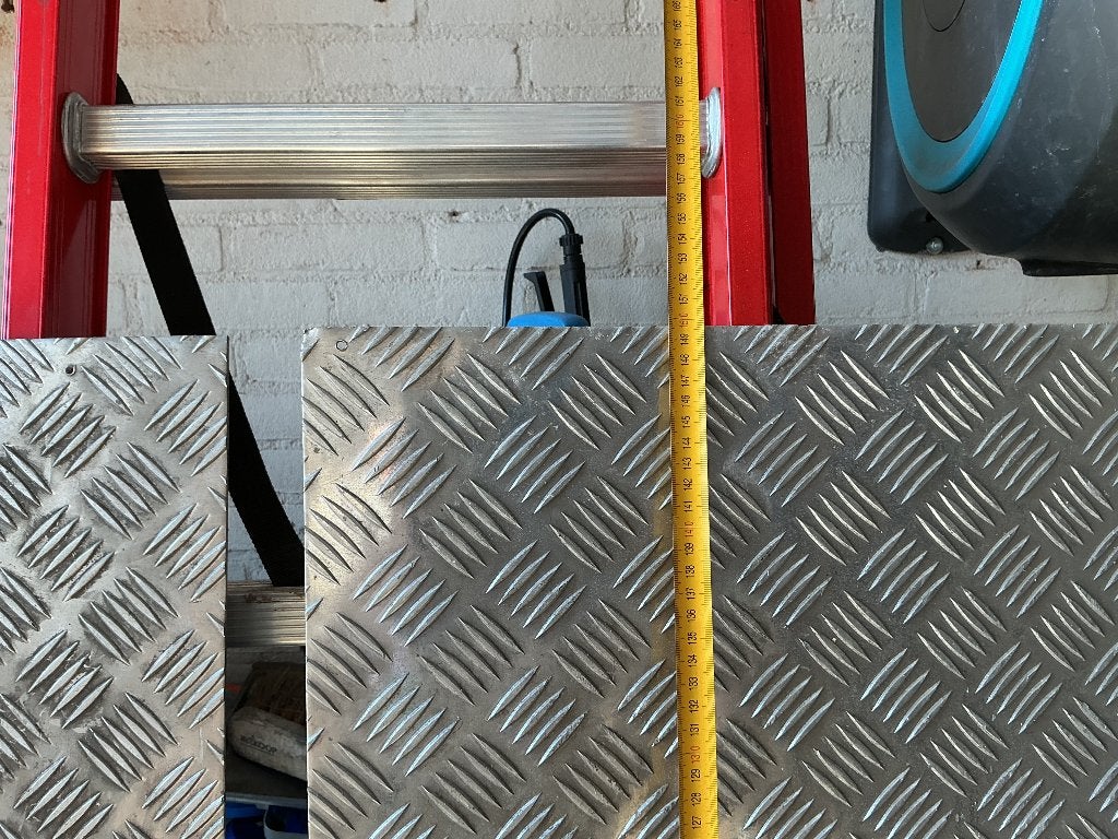 aluminium platen, Ophalen of Verzenden, Gebruikt, Overige materialen, 20 tot 50 mm