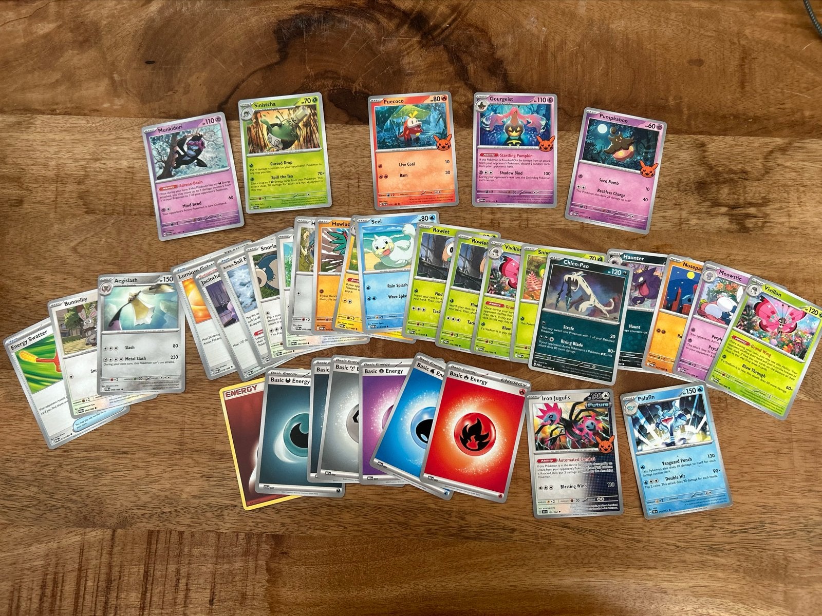 Diverse Pokémon kaarten 2026 - inclusief Halloween editie, Ophalen of Verzenden, Gebruikt, Meerdere kaarten