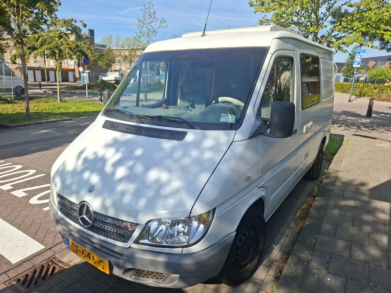 TE KOOP Mercedes Sprinter BusCamper 901.6 208CDI 2005, Brandblusser, Tot en met 2, Mercedes-Benz, Particulier
