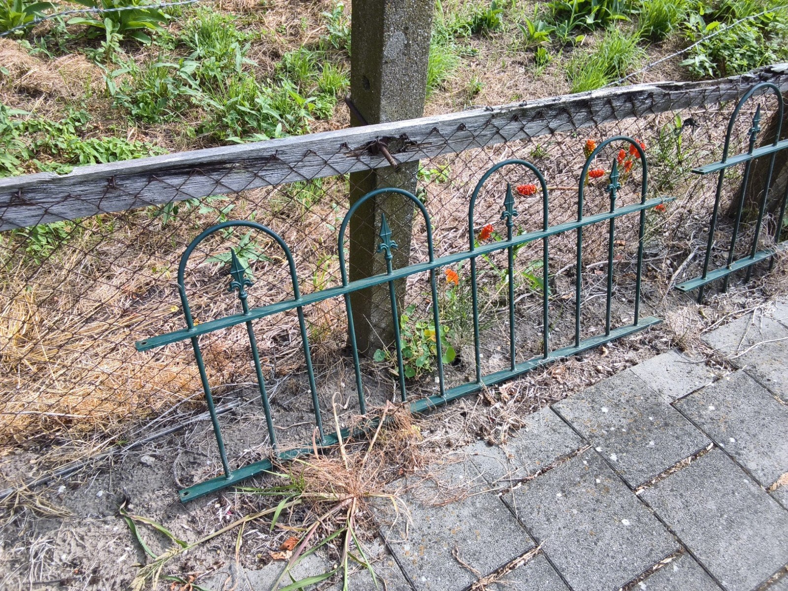 hekwerk, Ophalen, IJzer
