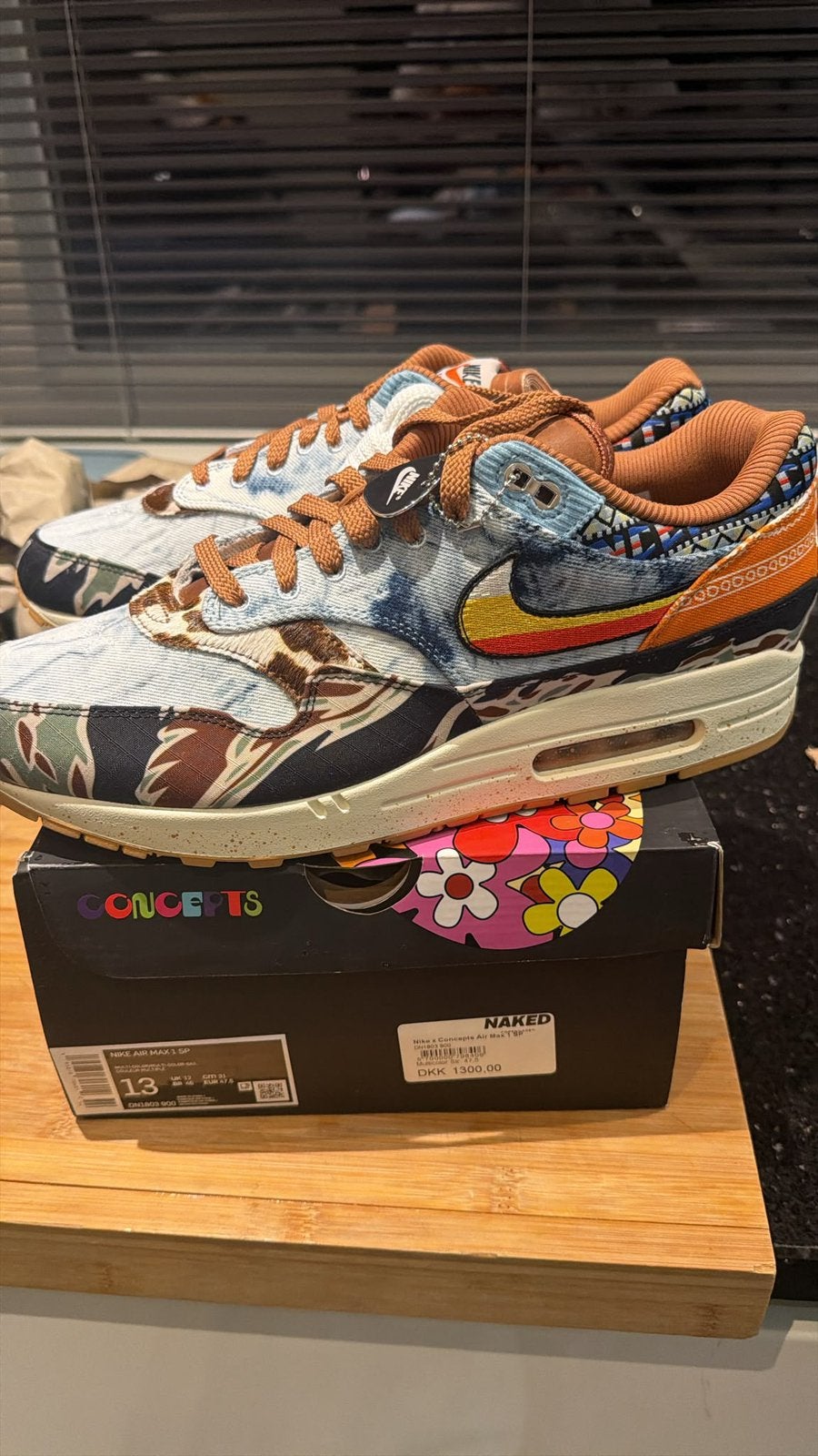Nike air Max 1 concepts SP heavy 47,5, Kleding | Heren, Overige kleuren, Nieuw, Ophalen of Verzenden, Sneakers of Gympen