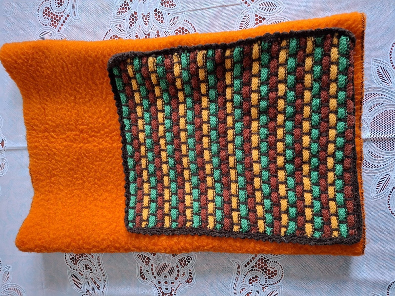 Vintage poppenbed bekleding voor groot poppenbed, Ophalen of Verzenden, Zo goed als nieuw, Overige typen