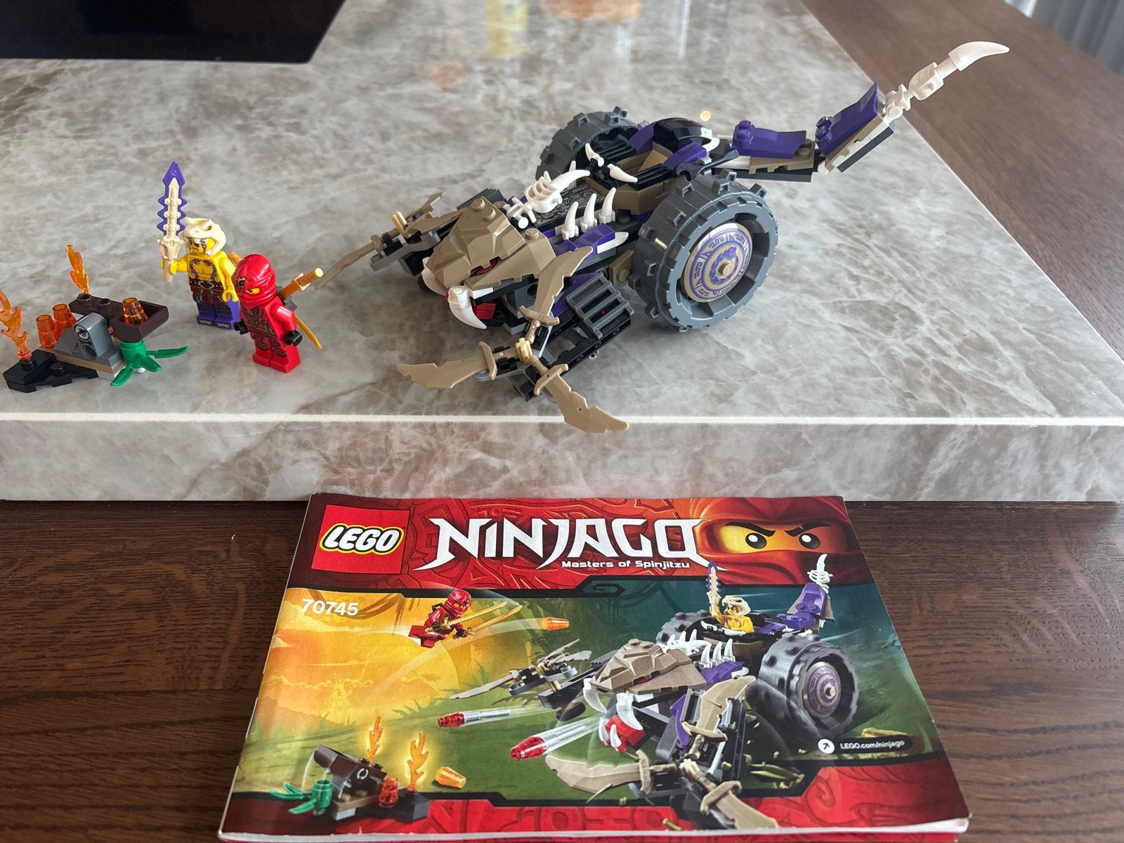LEGO Ninjago 70745 Anacondrai Crusher met minifiguren, Ophalen of Verzenden, Zo goed als nieuw