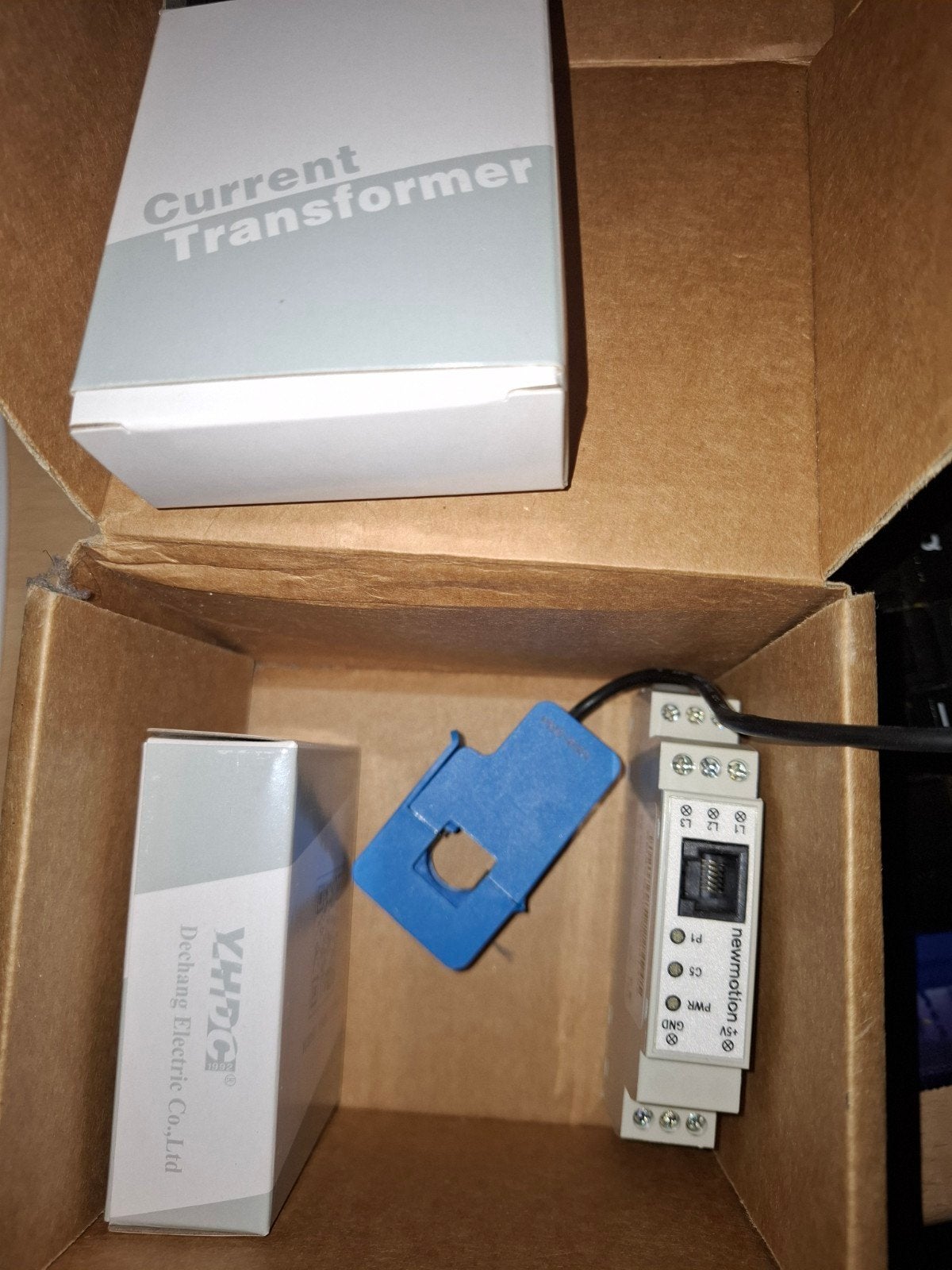 New motion home advanced stroom meter en 3 CT klemmen, Ophalen of Verzenden, Zo goed als nieuw, Laadpaal