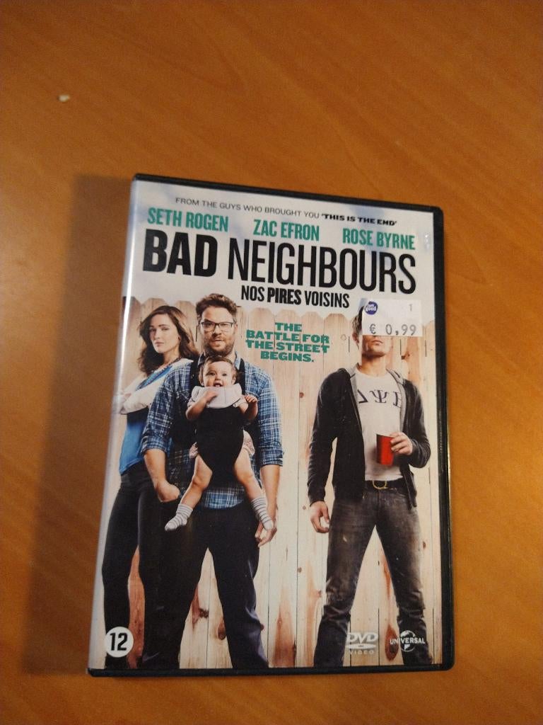 DVD Bad Neighbours, Vanaf 12 jaar, Ophalen of Verzenden, Zo goed als nieuw, Actiekomedie