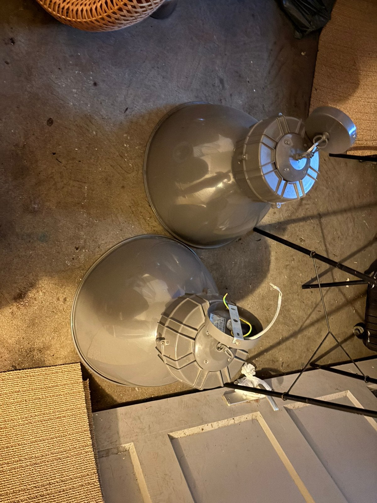 Industriële lampen., Huis en Inrichting, Lampen | Hanglampen, Ophalen, Zo goed als nieuw