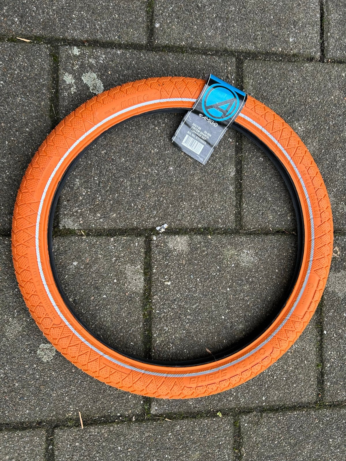 Amigo Oranje Sparta fietsband 20x1.95 (50-406), BMX, Band, Nieuw, Ophalen of Verzenden