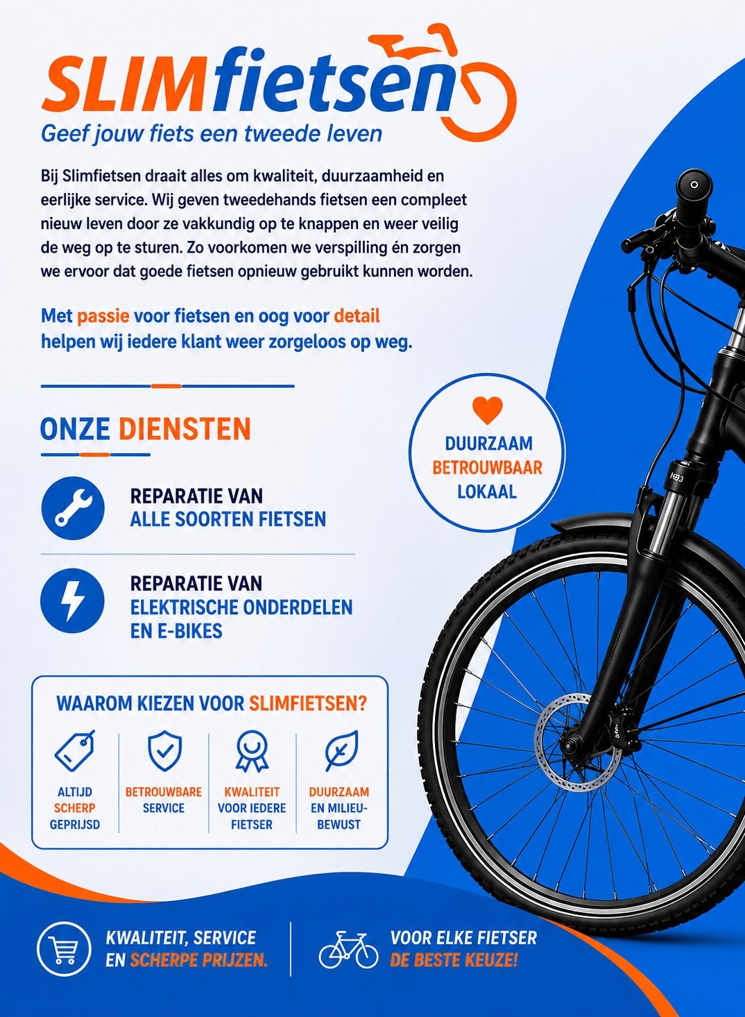 Info Slimfietsen, Fietsen en Brommers, Elektrische fietsen, Minder dan 47 cm, Ophalen, Zo goed als nieuw, Overige merken