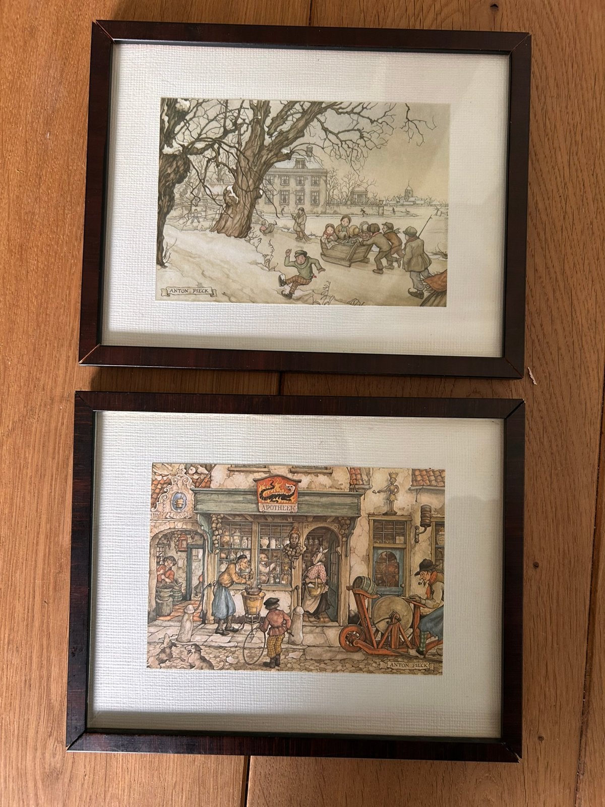 Prachtige illustraties print vintage van Anton Pieck, Ophalen of Verzenden