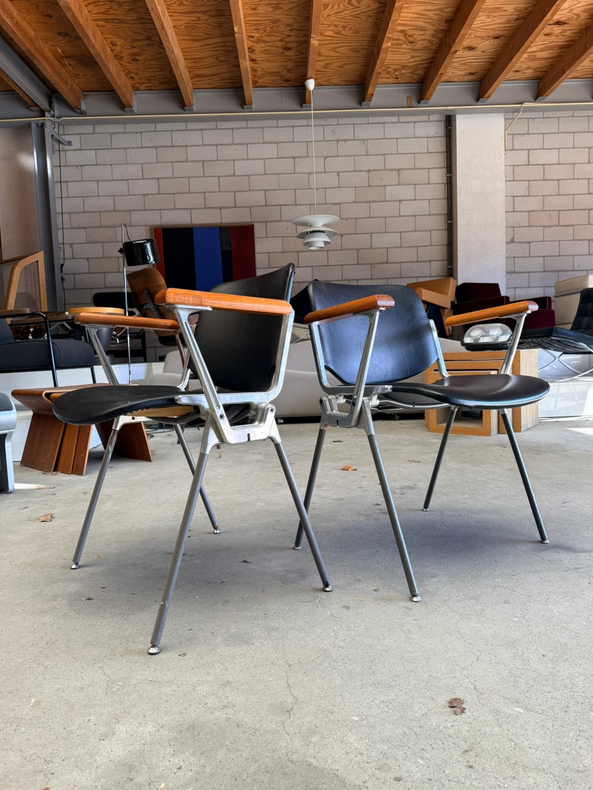 Castelli DSC 106 chair, Giancarlo Piretti (voorraad: 8), Ophalen, Gebruikt, Zwart, Vintage