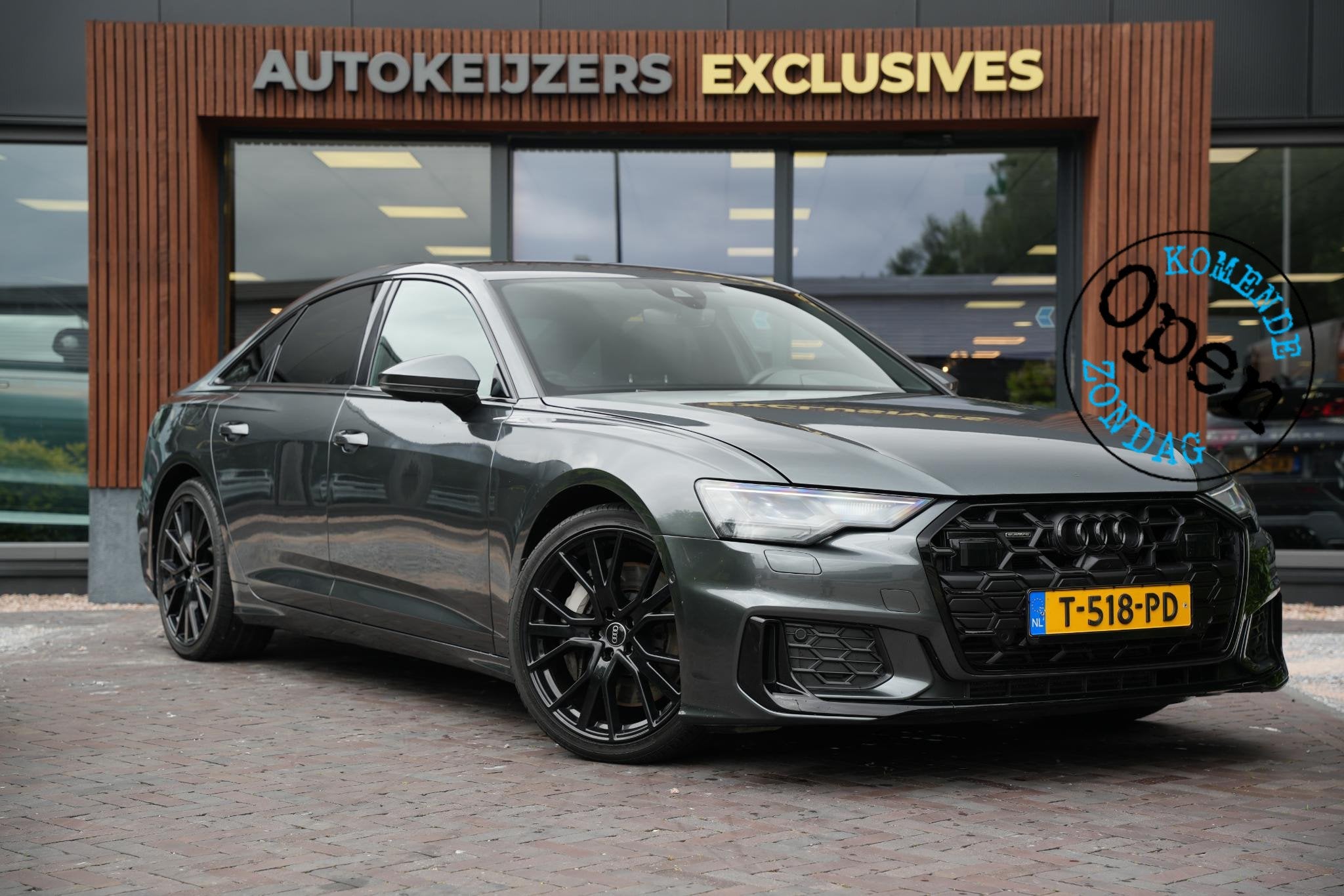 Audi A6 Limousine 50 TFSI e quattro S edition Virtual Dash M, Auto's, Audi, Automaat, Gebruikt, 4 cilinders, Leder en Stof