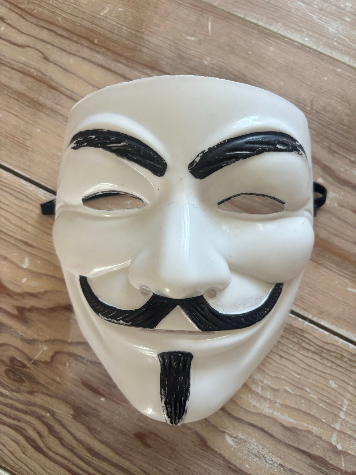 Anoniem Masker - V for Vendetta Guy Fawkes Masker, Ophalen of Verzenden, Zo goed als nieuw, Feestartikel, Halloween of Griezel