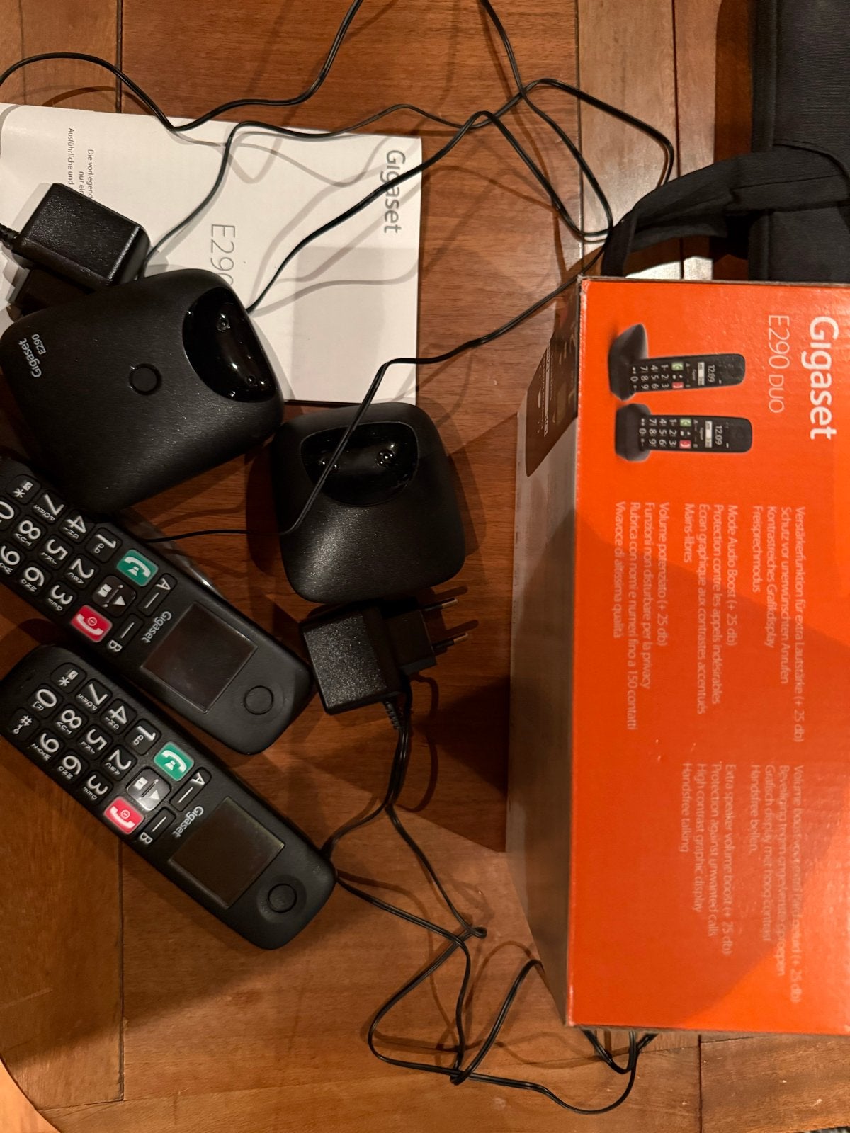 Nieuwe Gigaset E290 DUO telefoonset met grote cijfers, Ophalen of Verzenden, Nieuw, 2 handsets
