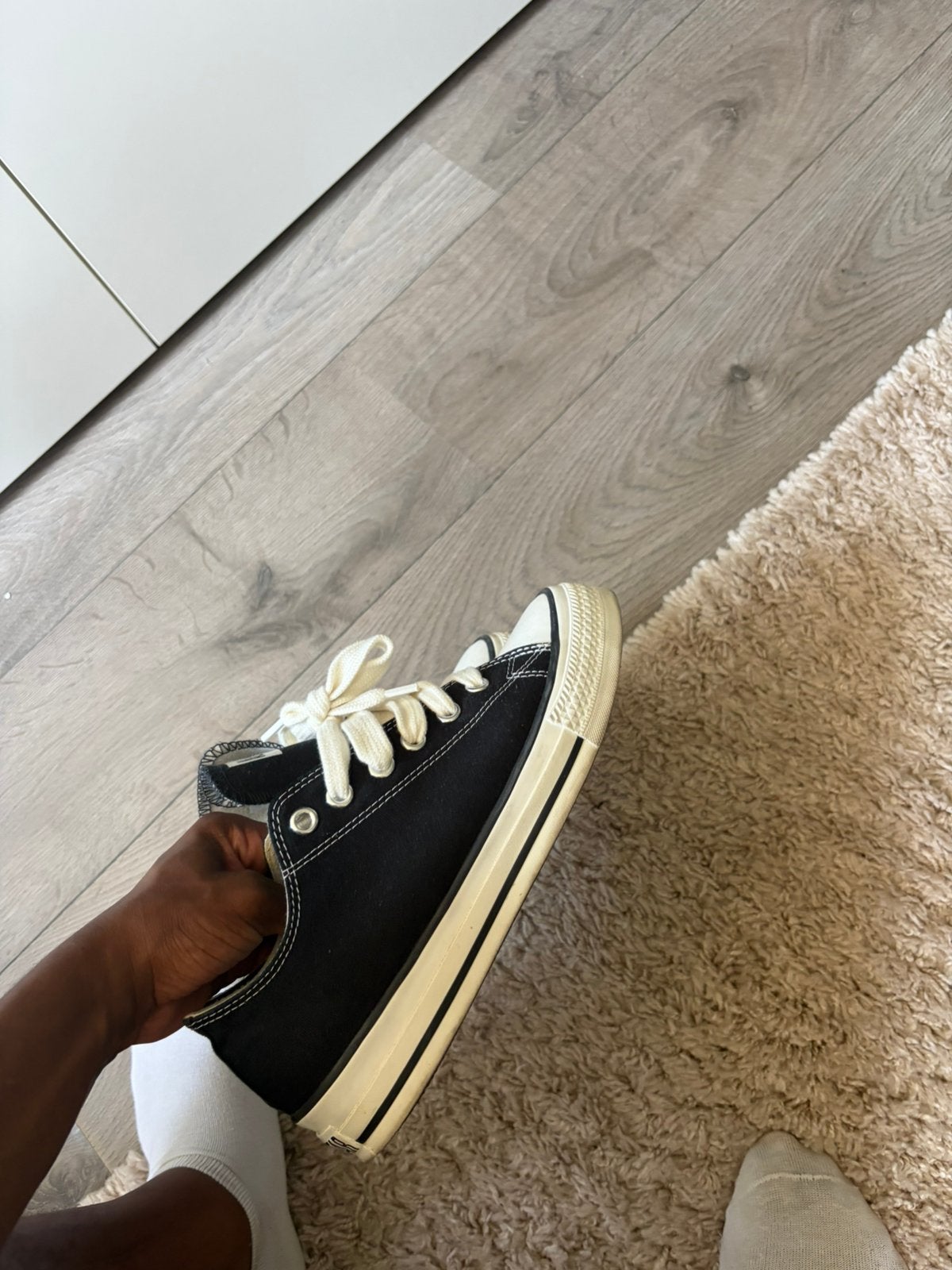 Converse, Ophalen of Verzenden, Zo goed als nieuw, Zwart