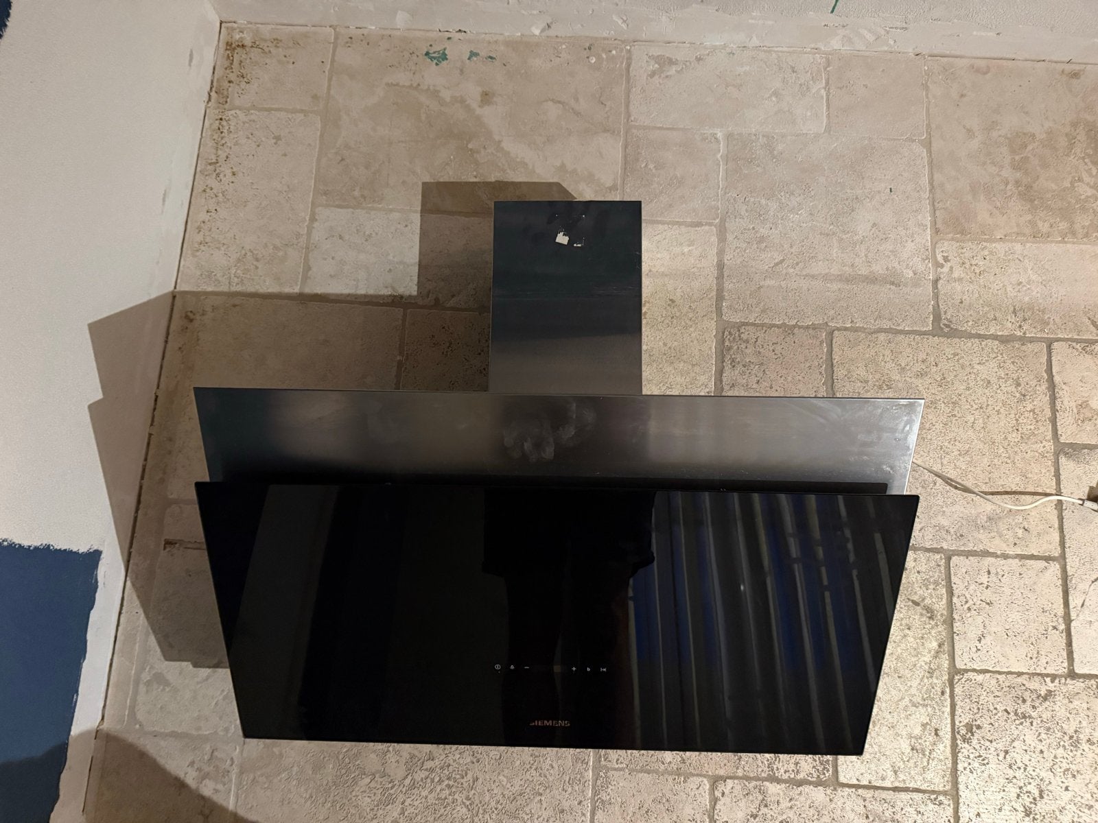 Siemens LC98KPP60 afzuigkap - Goede staat, Ophalen, Gebruikt, Wandschouwkap, Inbouw