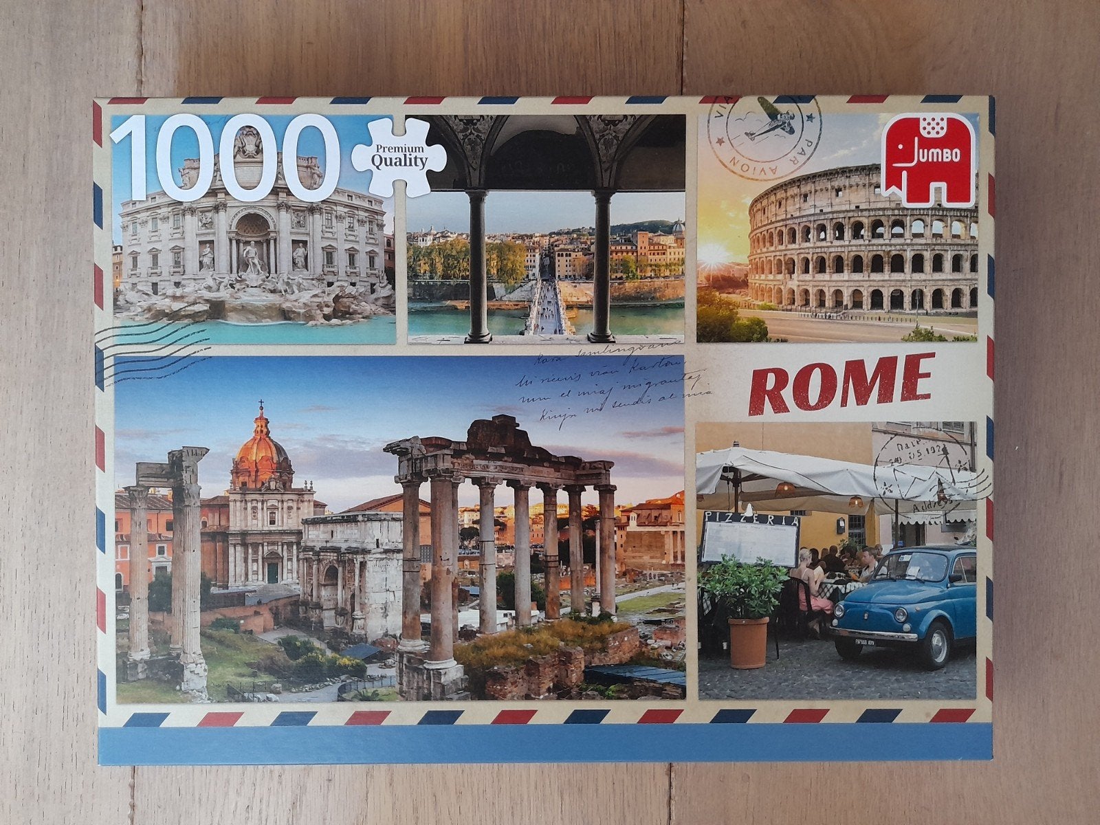 Jumbo Premium Quality Legpuzzels 1000 stukjes Rome, Een of twee spelers, Ophalen of Verzenden, Zo goed als nieuw, Jumbo
