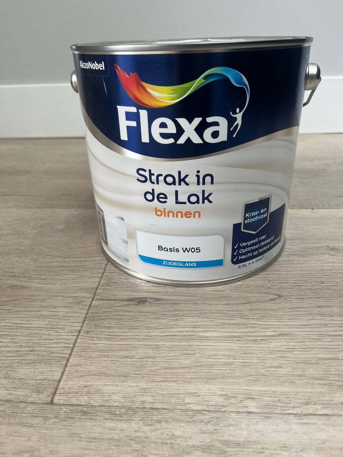 Flexa Mountain Mist binnen zijdeglans, Ophalen of Verzenden, Nieuw, Wit, Lak