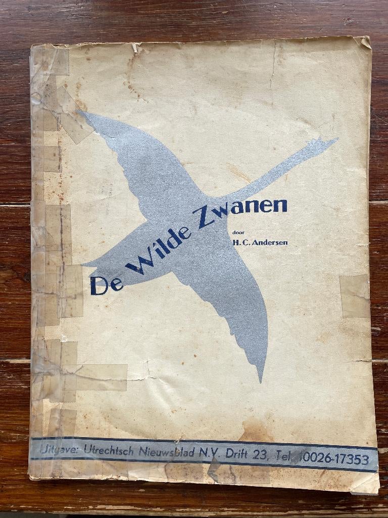 H.C. Andersen / Marie Hjuler De Wilde Zwanen 1947?, Gelezen, Eén stripboek, Ophalen of Verzenden, H.C. Andersen / Marie Hjuler
