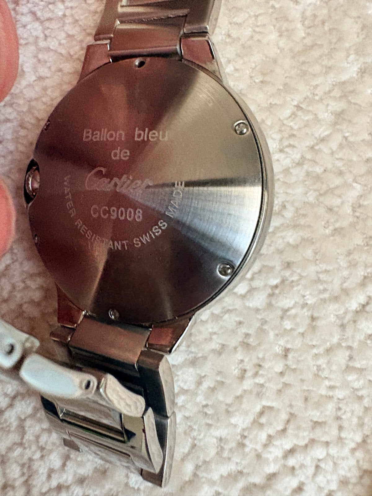 2x Cartier Ballon Bleu Dames Horloge - Automatisch, Gebruikt, Staal, Polshorloge, Ophalen