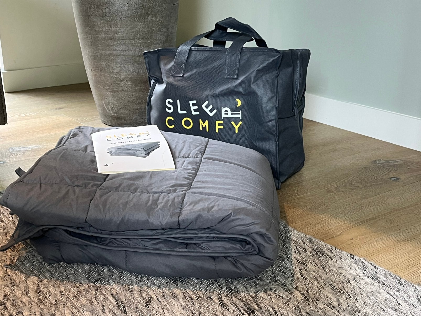 Sleep comfy verzwaringsdeken 7 kg, 150x200, Eenpersoons, Ophalen of Verzenden, Grijs, Deken of Dekbed