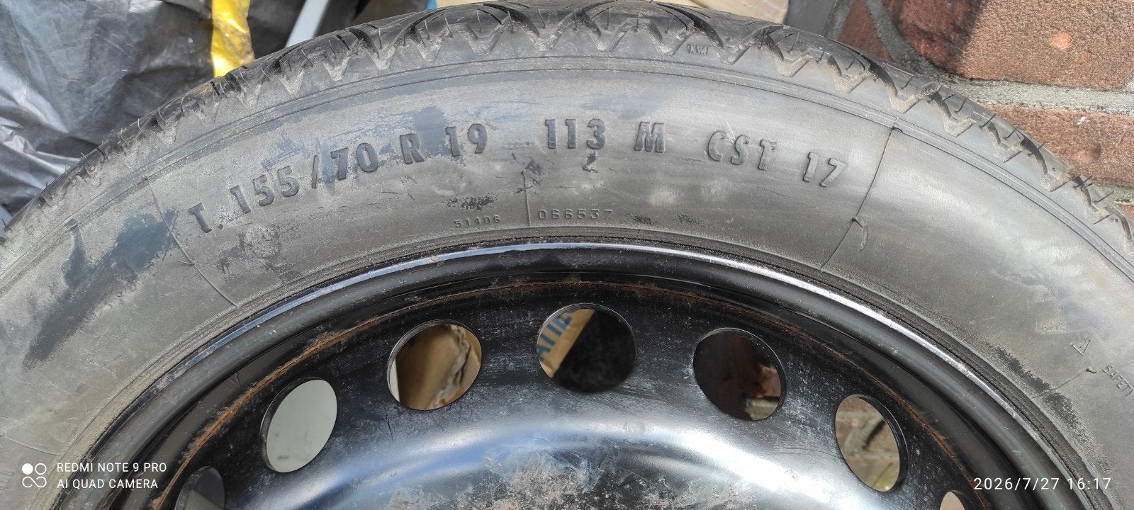 Origineel nieuw reservewiel Mercedes Benz W221, Ophalen of Verzenden