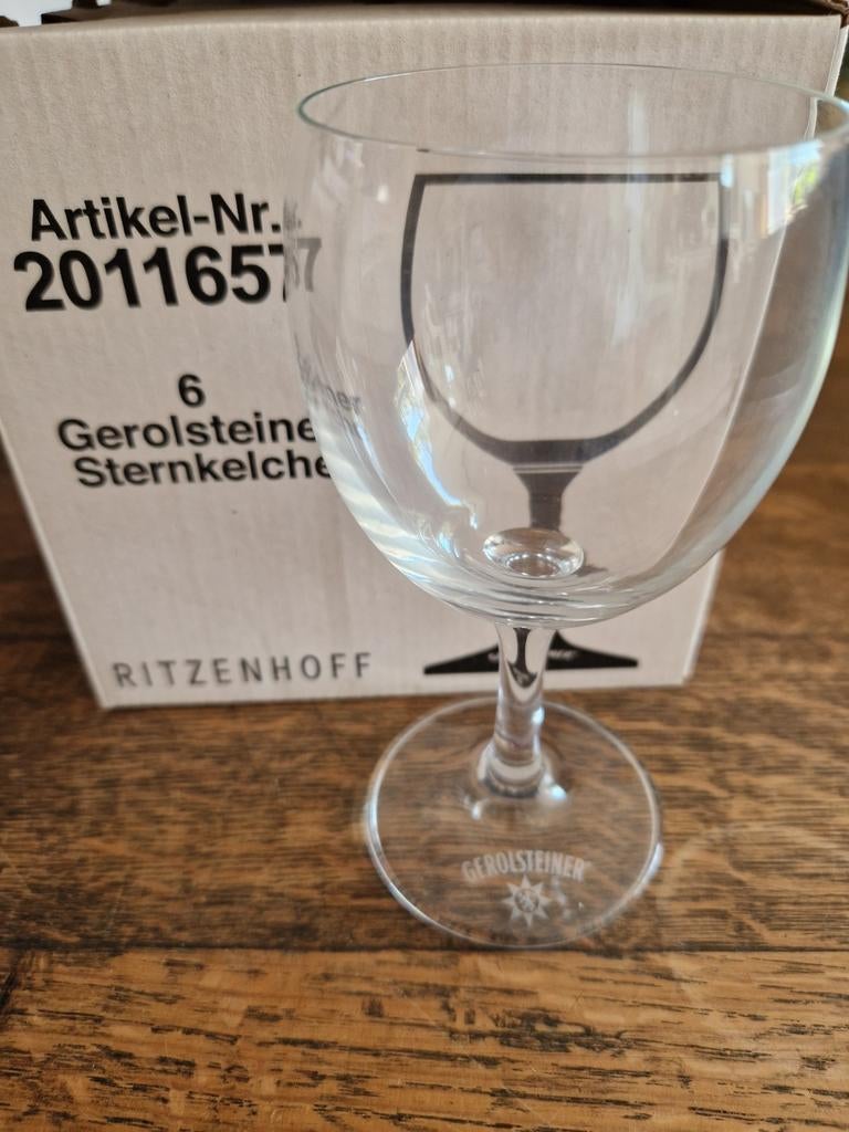 Gerolsteiner waterglas, Ophalen of Verzenden, Nieuw, Waterglas