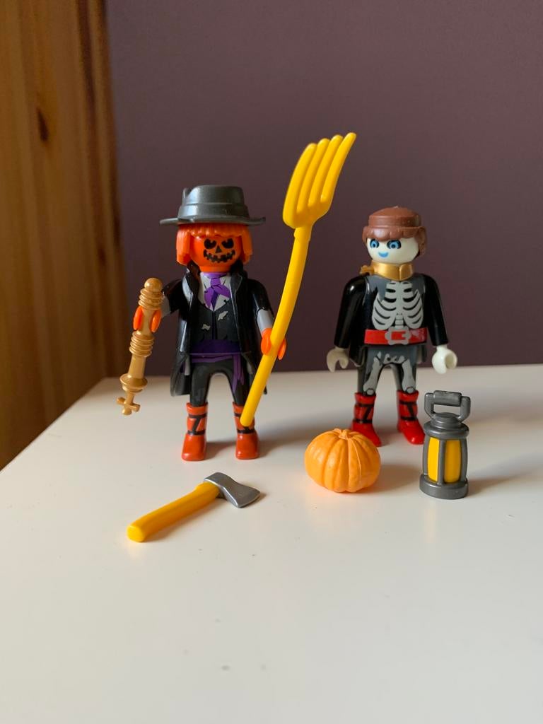 Halloween vogelverschrikker Playmobil, Ophalen of Verzenden, Zo goed als nieuw