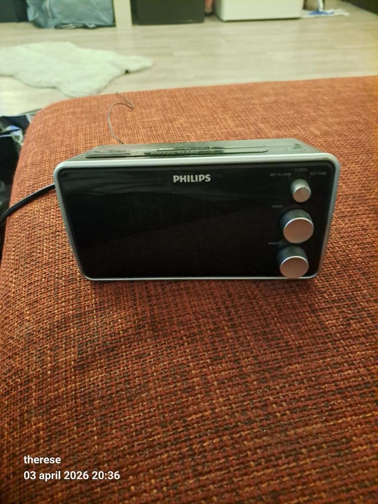 Philips wekkerradio - Compact en functioneel, Audio, Tv en Foto, Radio's, Ophalen, Gebruikt, Radio
