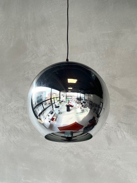 Fort Knox hanglampen 7x Viso lampen retro chroom prijs p/st, Kunststof, ., Vintage, Zo goed als nieuw