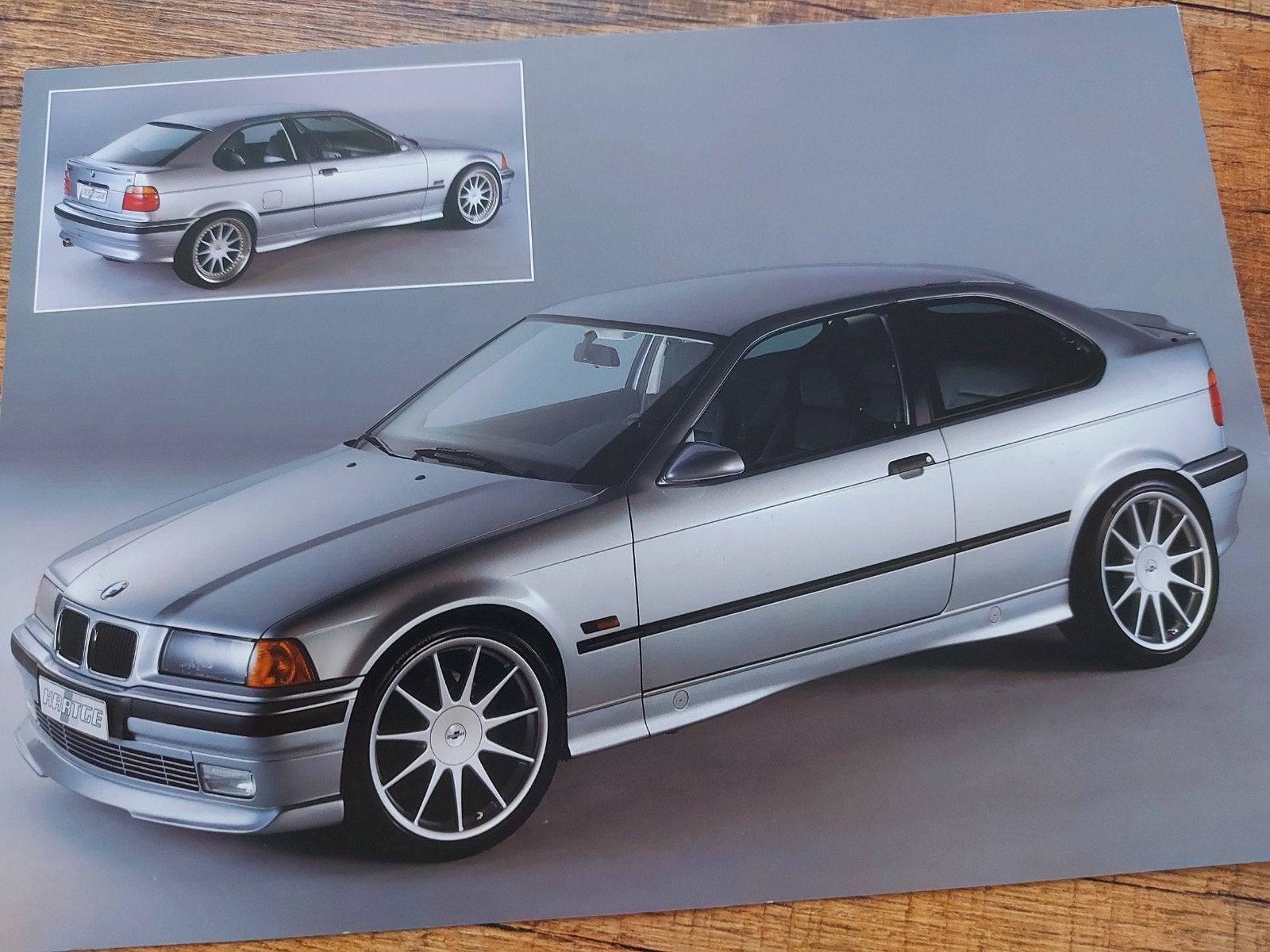 Bmw Hartge 3 serie e36 compact duitstalige folder, Ophalen of Verzenden, Zo goed als nieuw, BMW