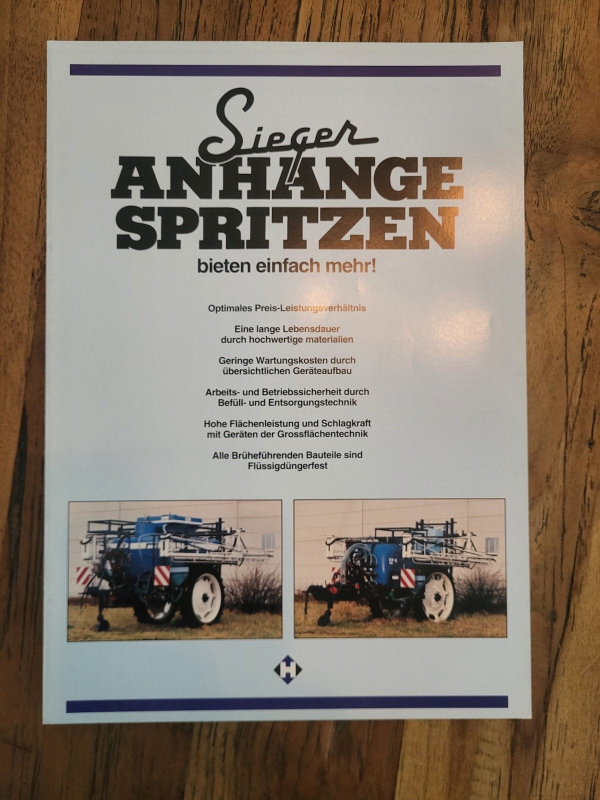 tractor folder Sieger veldspuiten, Ophalen of Verzenden, Zo goed als nieuw