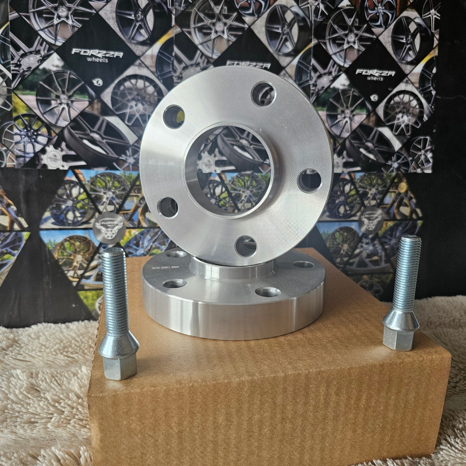 spoorverbreders spacers Saab Alfa Fiat 5x110 65.1 25mm, Ophalen of Verzenden