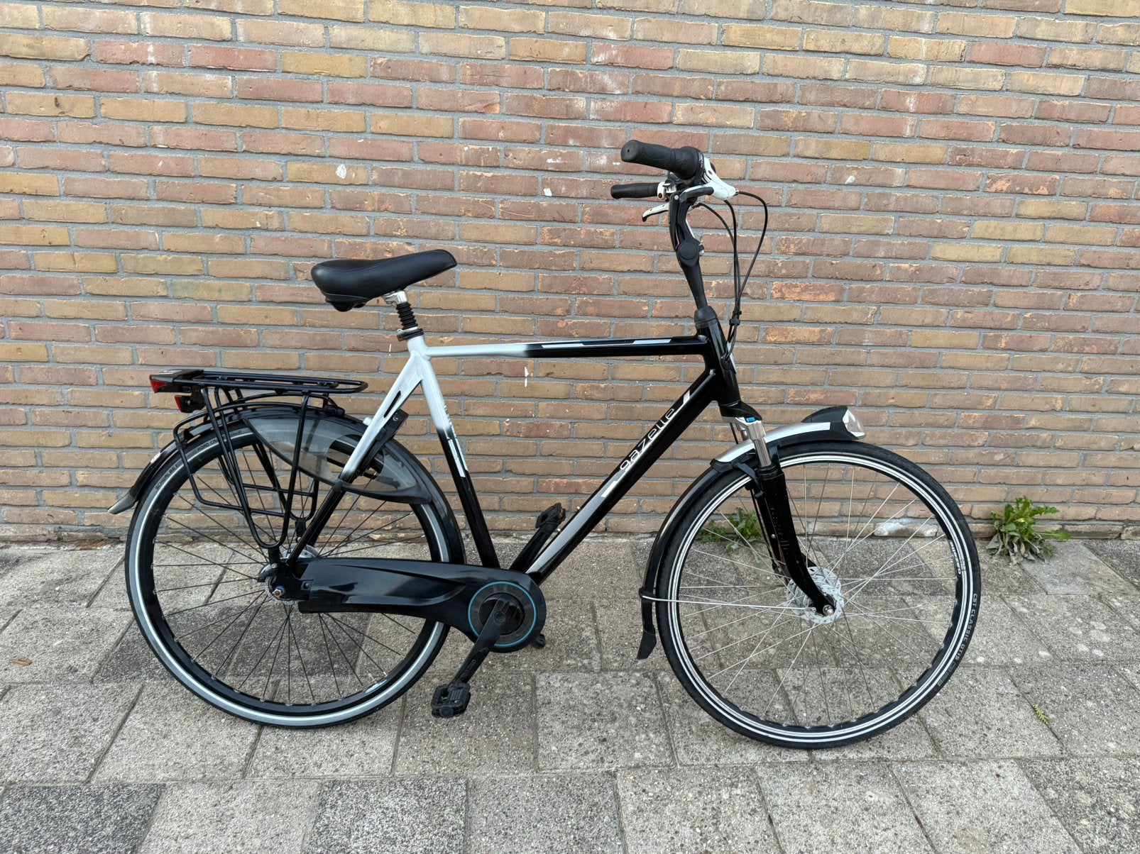 Nette gazelle eclipse comfort herenfiets 28” 61 cm 7 v, Ophalen, Gebruikt, Vering, 61 tot 65 cm