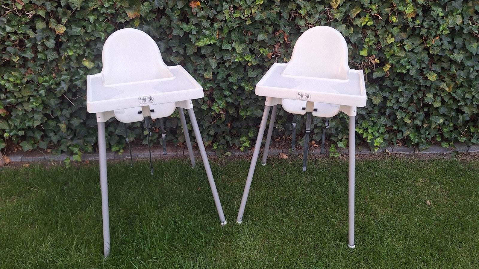 2 IKEA kinderstoelen met afneembaar eetblad, Ophalen, Gebruikt, Overige typen, Gordel(s)