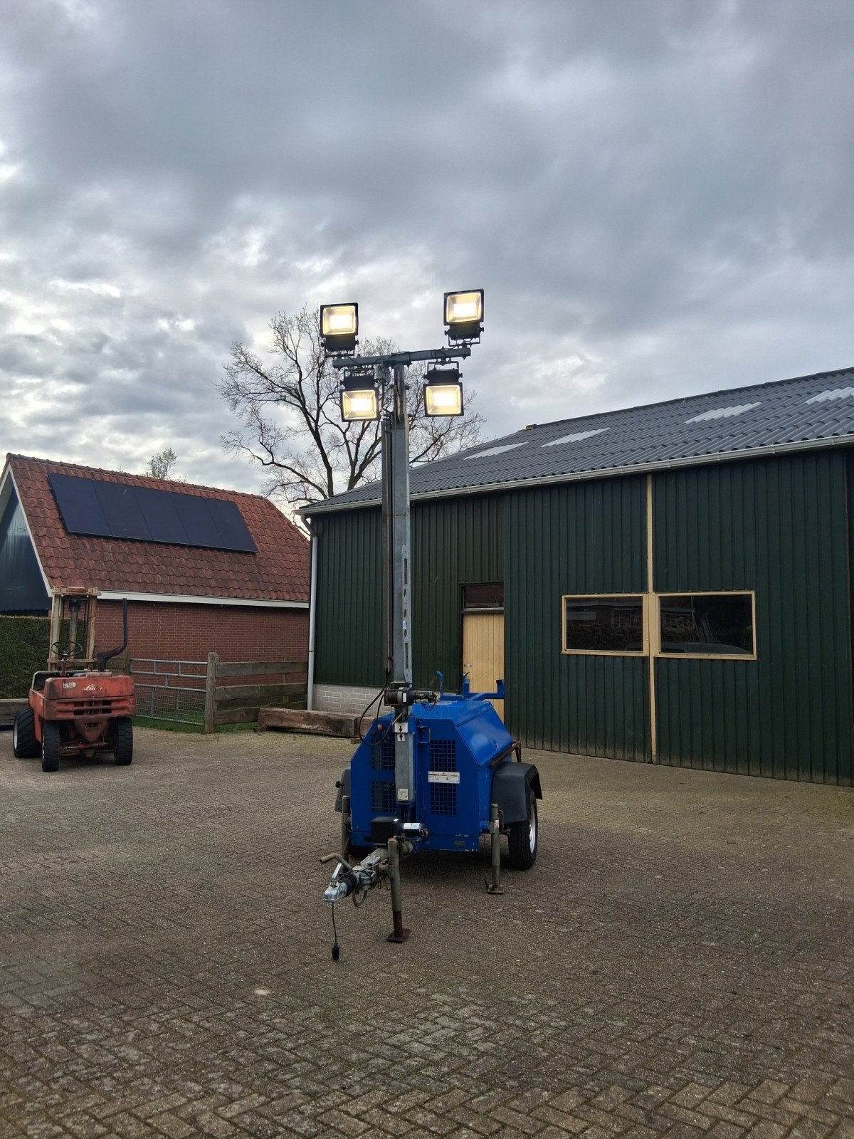 Ingersoll-Rand LT6K Lichtmast met Aggregaat 8,8kW, Ophalen