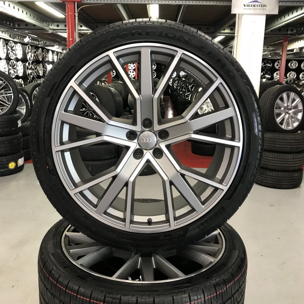 Nieuwe set 21'' Audi Etron Sportback velgen Evt met banden, Ophalen of Verzenden, Niet ingevuld, Niet ingevuld, Niet ingevuld