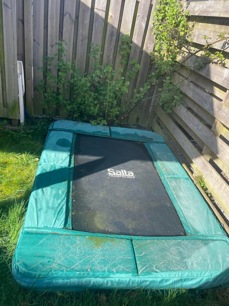 Trampoline, Kinderen en Baby's, Speelgoed | Buiten | Trampolines, Ophalen of Verzenden, Gebruikt