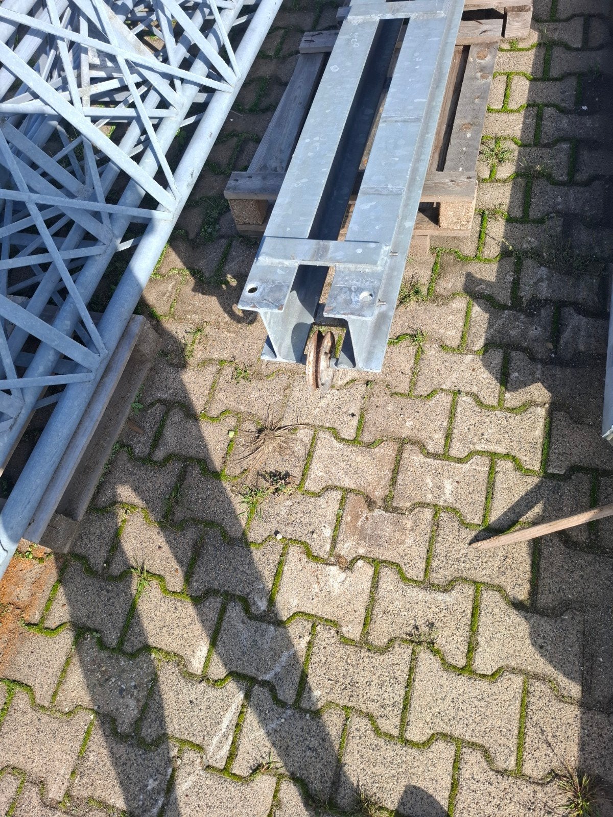 Foto 16 van 3 x 5 gegalvaniseerde uitschuifbare zendmast