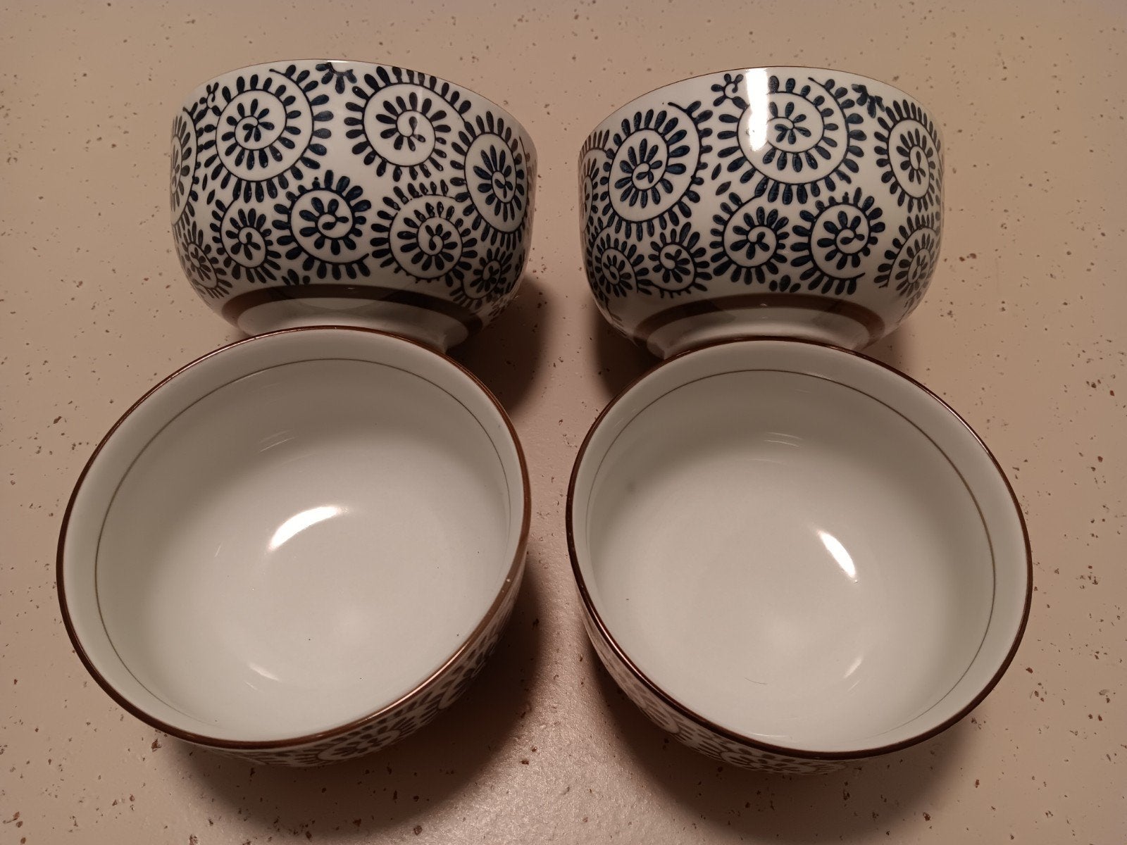 ZGAN 4x Japanse ramen bowls, Aziatisch, Overige merken, Keramiek, Ophalen of Verzenden