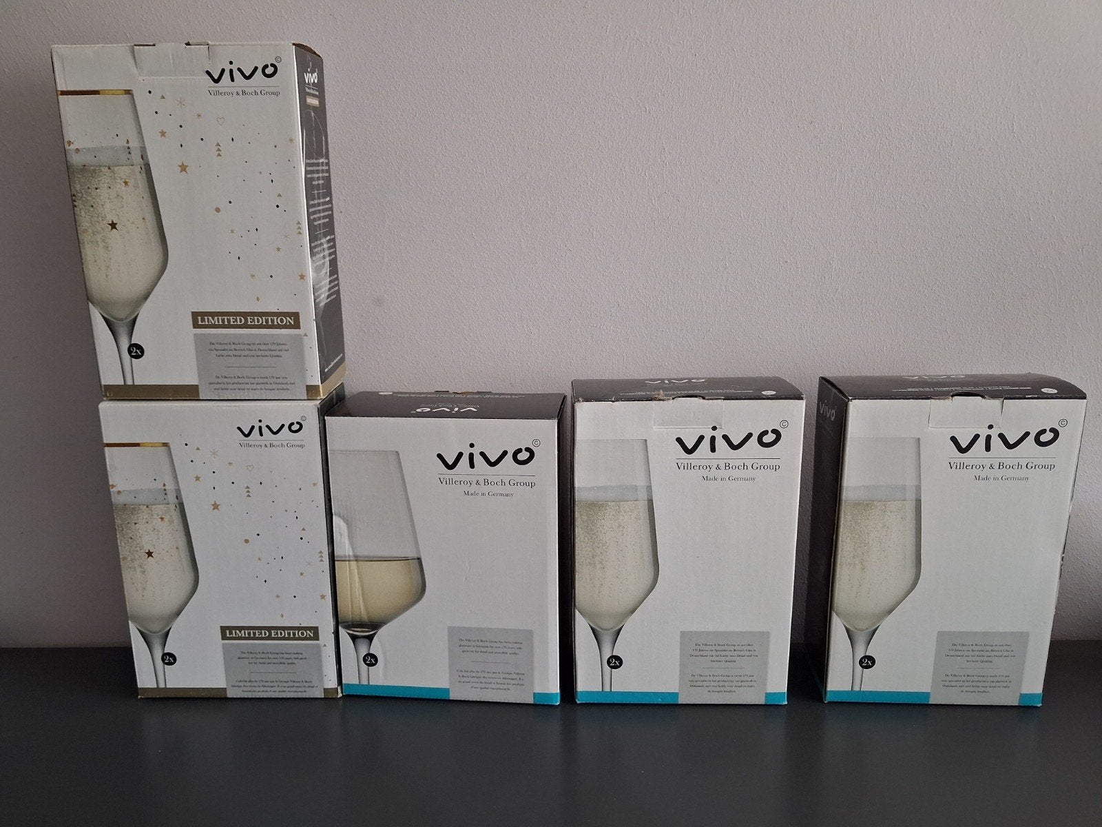 Vivo Villeroy & Boch Group Champagneglazen glazen, Nieuw, Ophalen of Verzenden, Overige merken, Glas