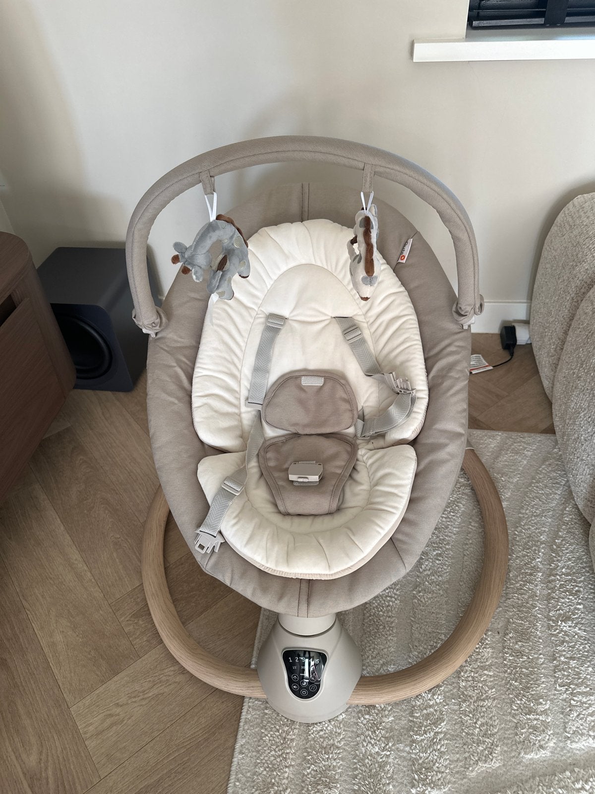 Qute Q-Rocker 2.0 Ivory, Kinderen en Baby's, Nieuw, Wipstoel, Met gordel(s) of riempje(s), Ophalen