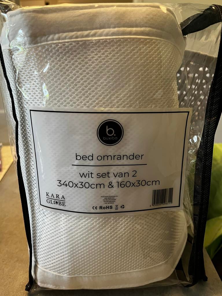 Buxibo Baby Bed Omrander - Hoofdbeschermer Set (2 stuks), Jongetje of Meisje, Wit, Overige typen, Ophalen of Verzenden