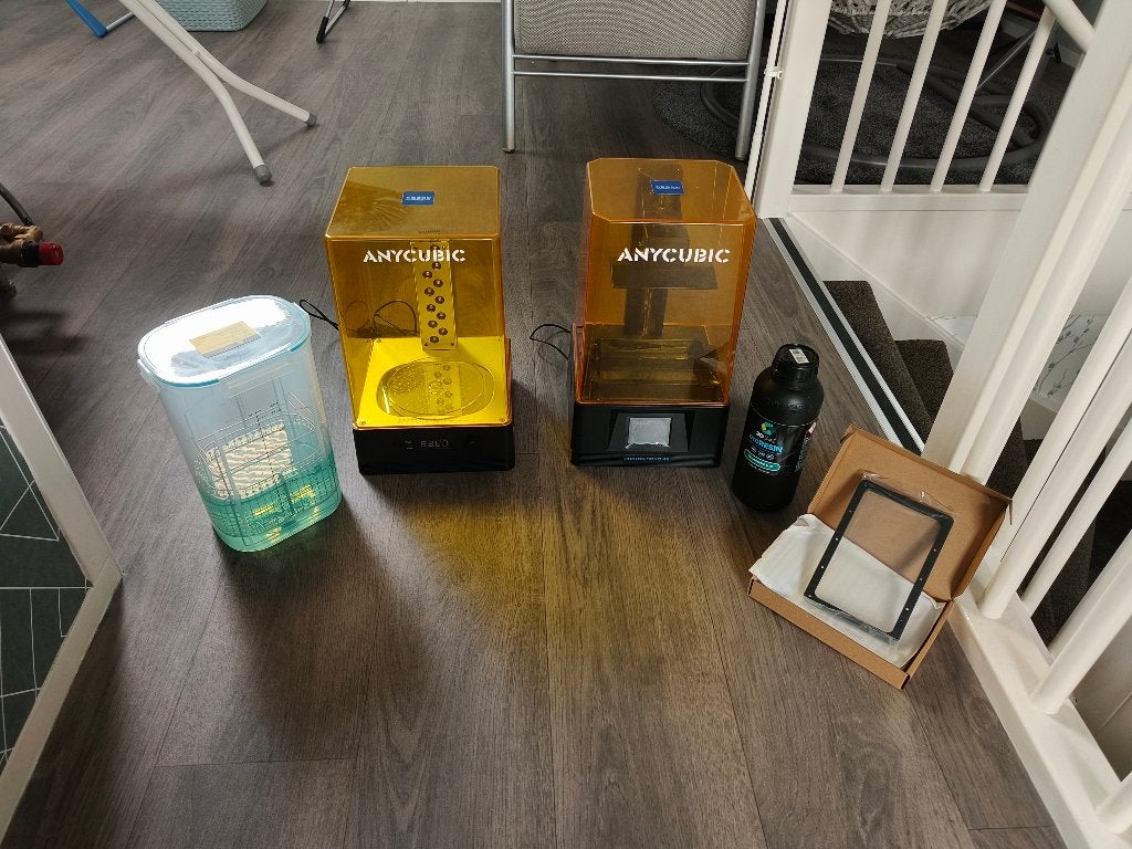 Anycubic Photon Mono 4K + Wash & Cure Station, Computers en Software, Ophalen, Gebruikt, Resin/Hars, Anycubic