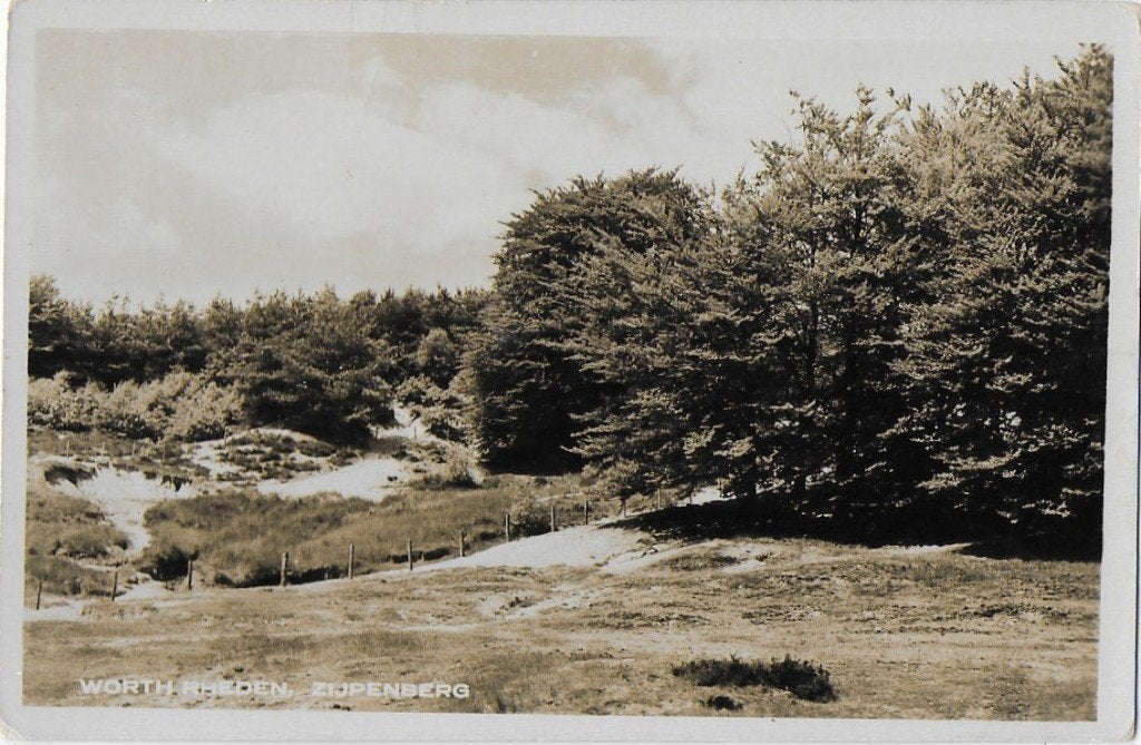 Worth Rheden Zijpenberg Oude Gelopen Ansichtkaart ( B202), Verzamelen, Ansichtkaarten | Nederland, Ophalen of Verzenden, Voor 1920