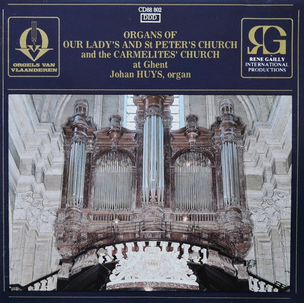 Orgels O-L-Vrouw-St Pieterskerk en Karmelietenkerk Gent- DDD, Cd's en Dvd's, Cd's | Klassiek, Soloconcert, Ophalen of Verzenden
