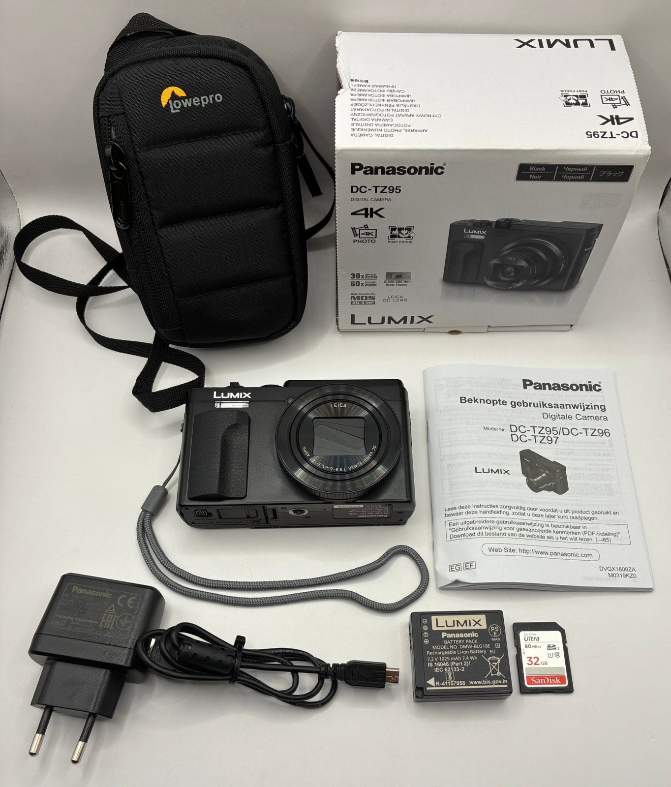 Panasonic Lumix DC-TZ95 - compact camera, Ophalen of Verzenden, Zo goed als nieuw, Overige Merken, 8 keer of meer