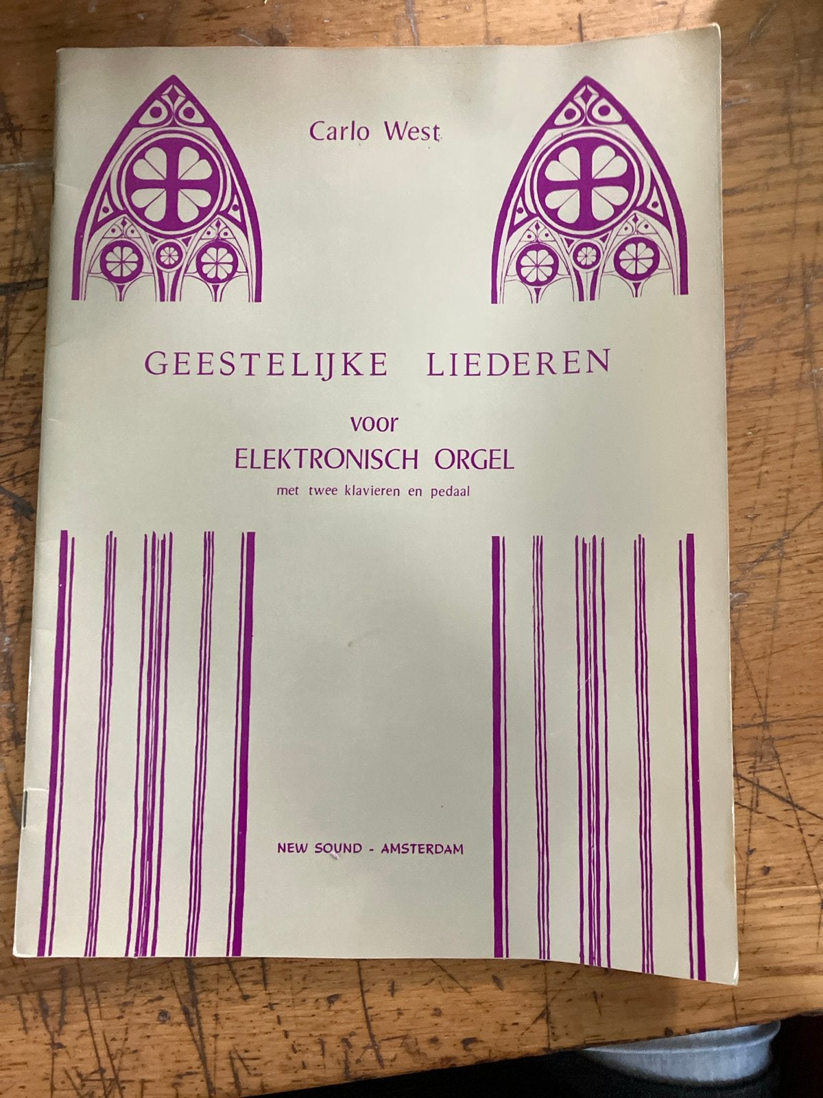 Carlo West - Geestelijke Liederen voor Elektronisch Orgel, Muziek en Instrumenten, Bladmuziek, Orgel, Gebruikt, Ophalen of Verzenden